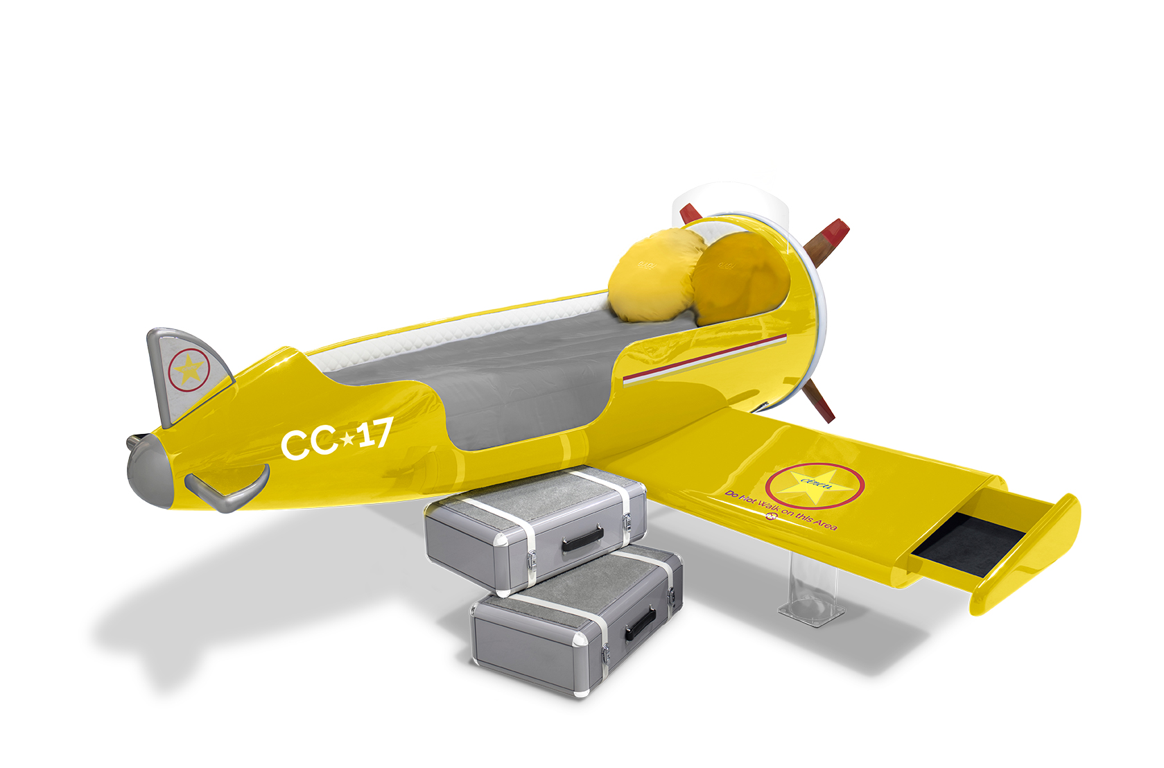 CIST18 Детская кровать самолет Sky One Circu  - Вид №4