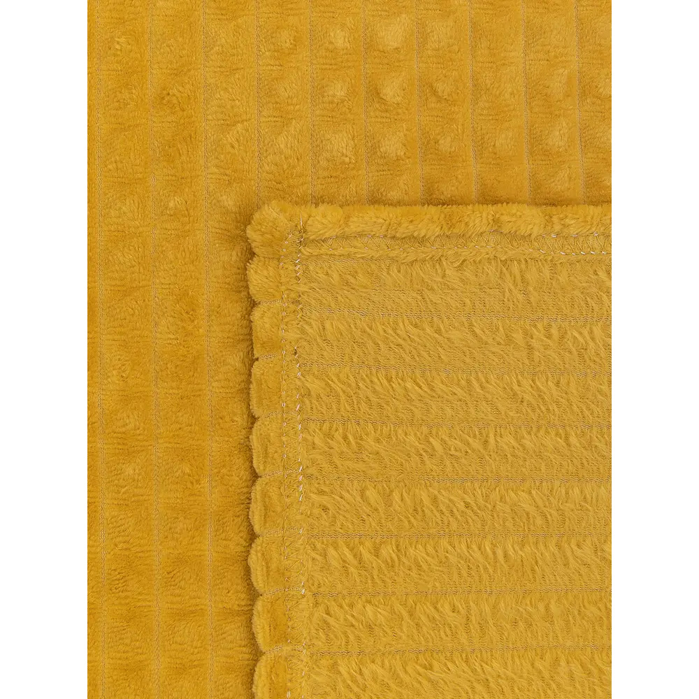 Плед Кубики 200x220 см фланель цвет охра TEXREPUBLIC STLM-2066943 - Вид №1