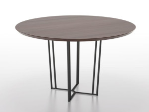 Круглый деревянный стол