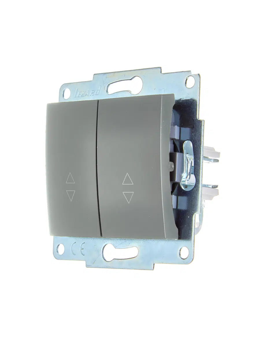 ASTI Выключатель проходной двойной платина механизм LEZARD 7081-3588-106 - Вид №2