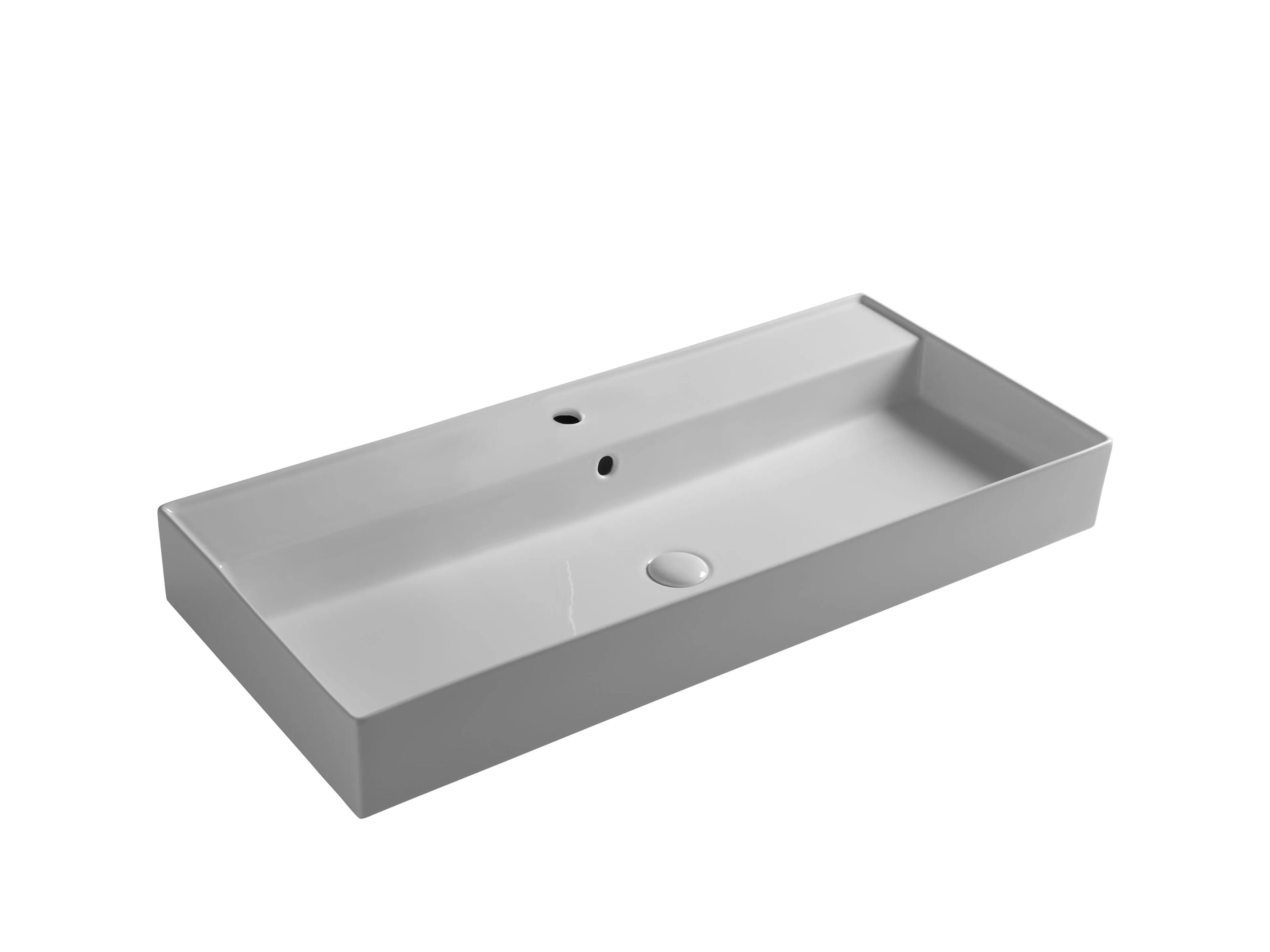 Керамическая одиночная прямоугольная раковина Olympia Ceramica DROP ARCH-00136620 - Вид №24