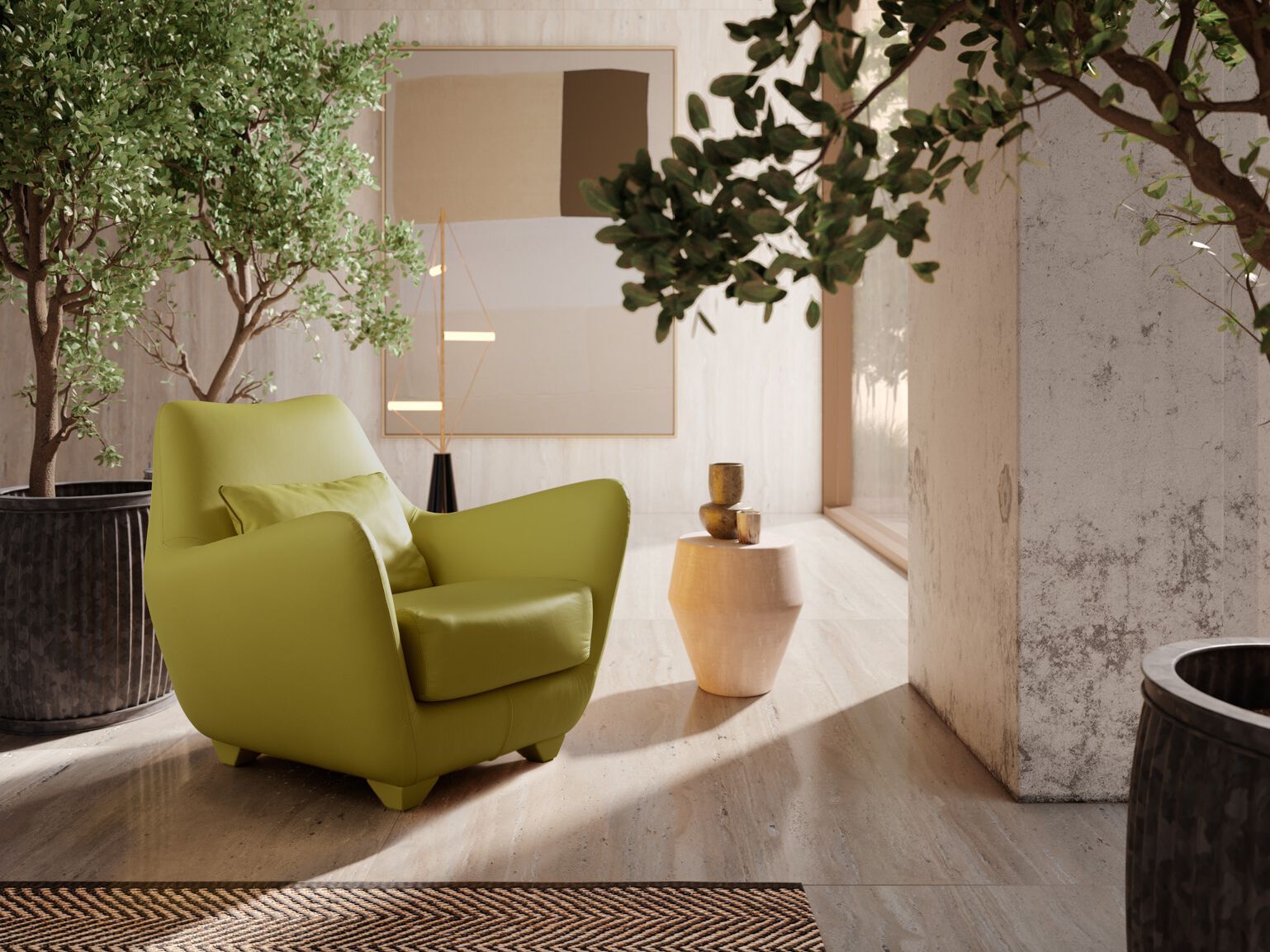 Кресло с подлокотниками VALENTINI MALLOW ARCH-00083169 - Вид №3