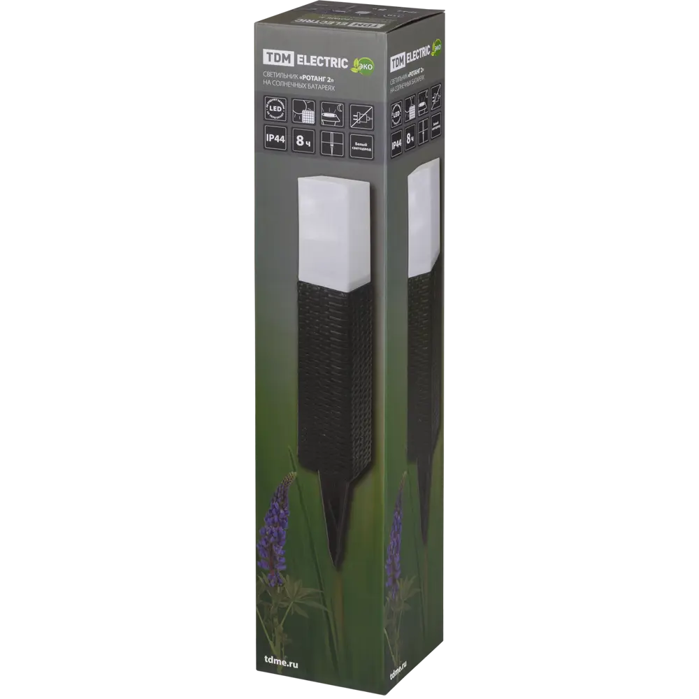 Светильник в грунт TDM Electric Ротанг-2 на солнечных батареях, свет холодный белый STLM-2059379 - Вид №7