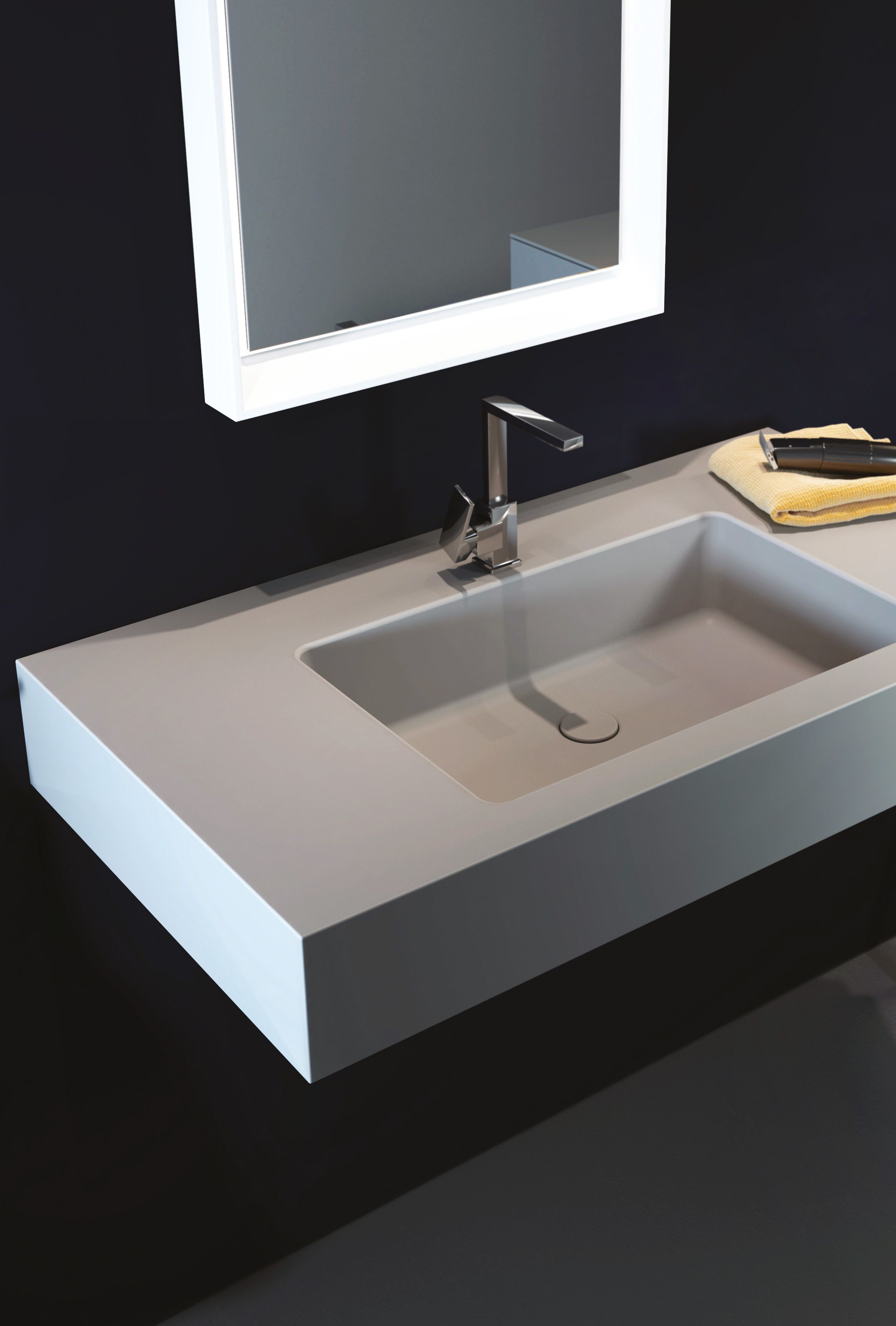 Одиночный подвесной умывальник Luxolid® Relax Design Большая ARCH-00126156