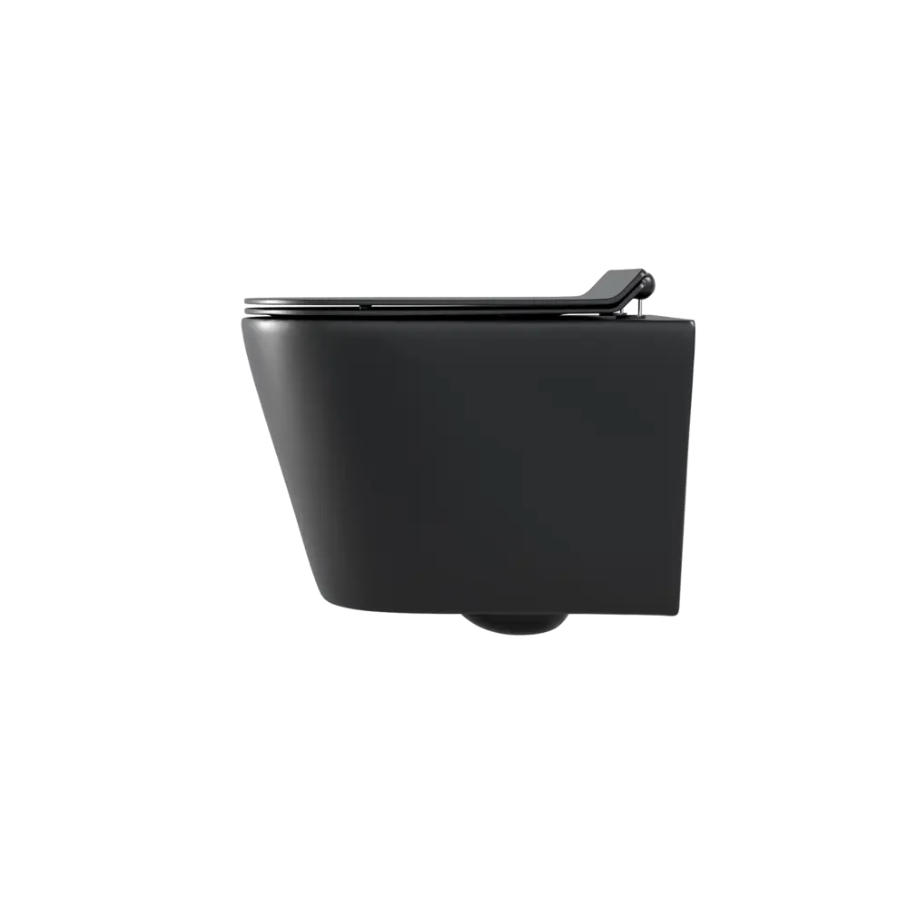 Комплект инсталляция с унитазом Culto Bruno с кнопкой цвет черный матовый STLM-2167035 - Вид №2