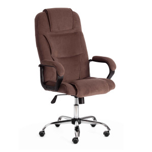 90797216 Компьютерное кресло Bergamo (22) ткань цвет светло-коричневый STLM-0386661 TETCHAIR