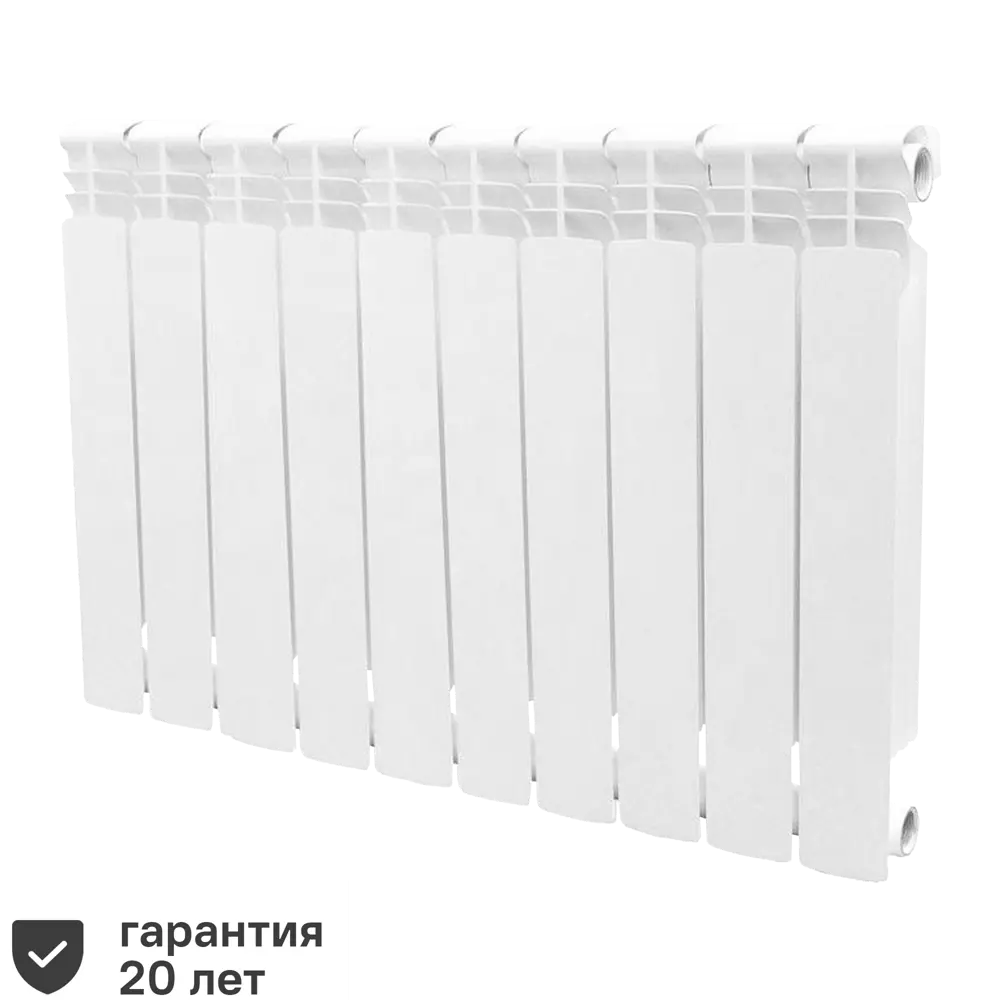 Радиатор Тепломир 500/80 10 секций биметалл белый STLM-2064615