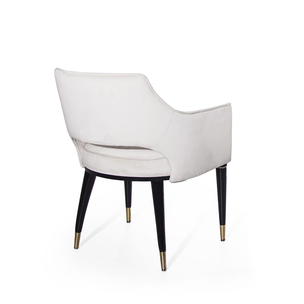 Мягкий бархатный стул с подлокотниками Formitalia Muzio ARCH-00001881