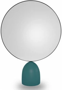 EXENZA Зеркало напольное круглое с лакированной основой