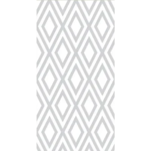 Плитка настенная Нефрит-Керамика Флорис Ромб 50х25 см 1м² цвет белый