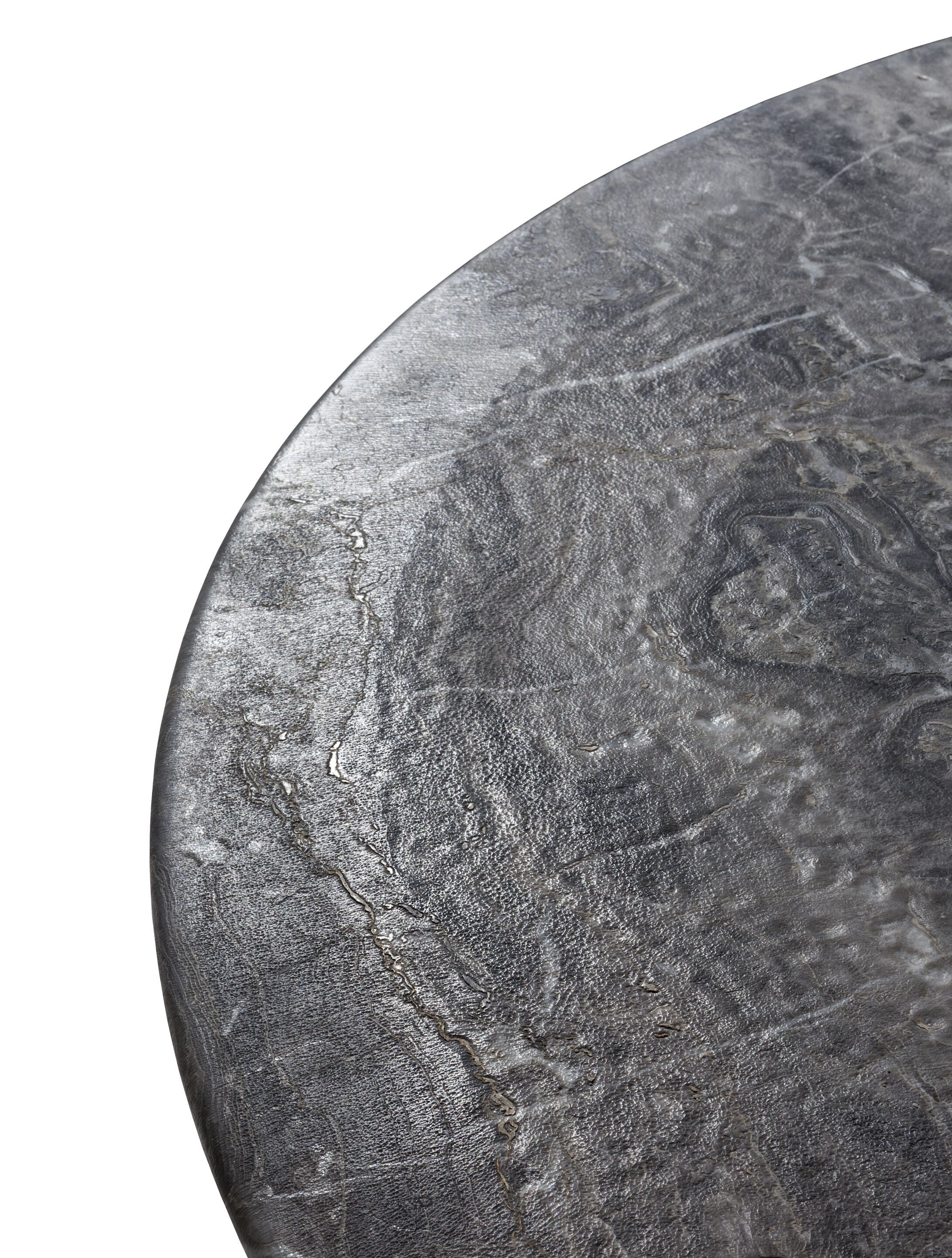 Мраморный круглый низкий садовый столик Exteta 10th ARCH-00143435 - Вид №1