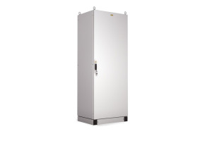 16301536 Корпус электротехнического шкафа двойная распашная дверь, металл, серый EMS-2000.1000.500-2-IP65 ЦМО