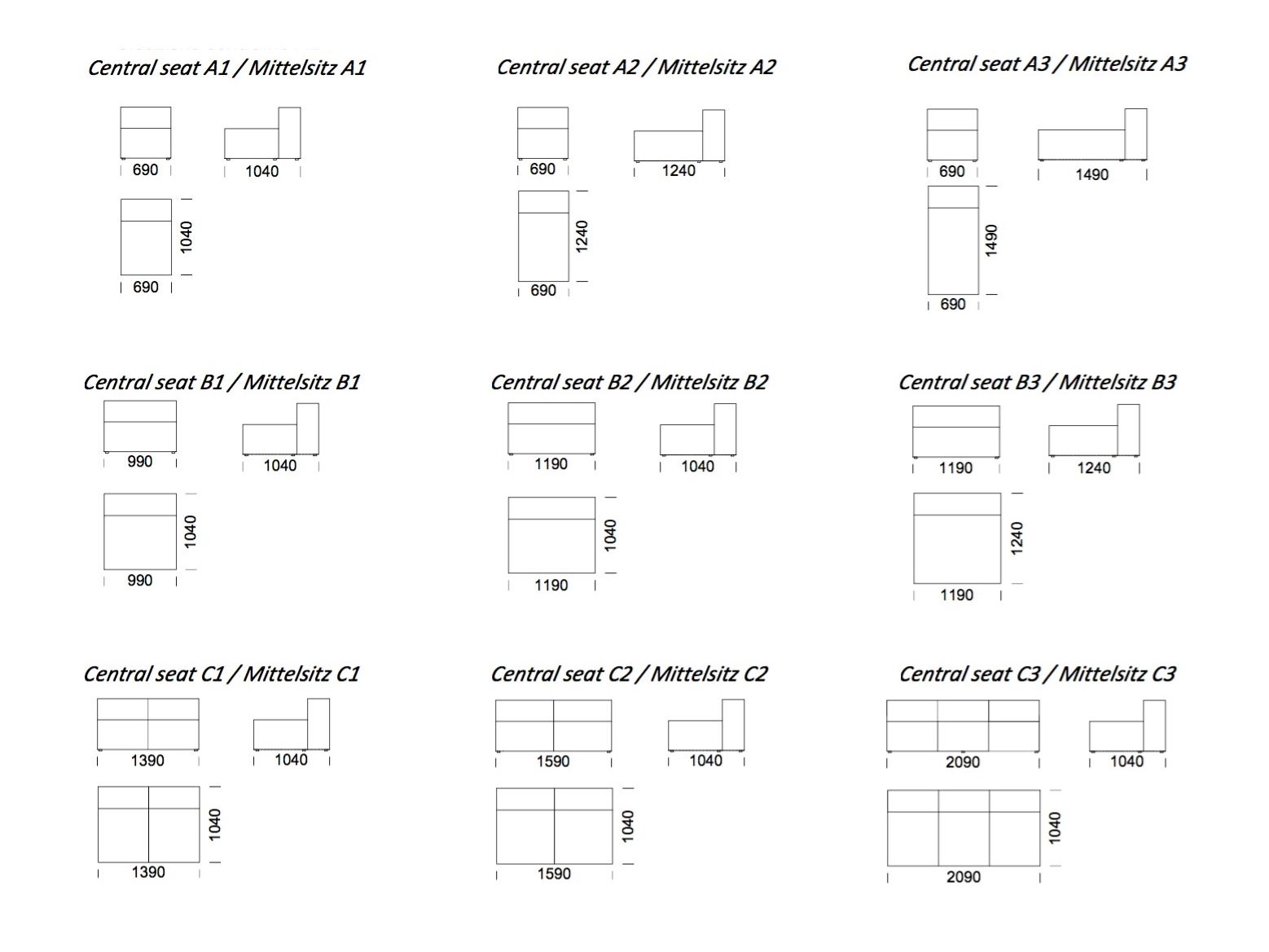 Ткань диван Nobonobo Umo ARCH-00050441 - Вид №5