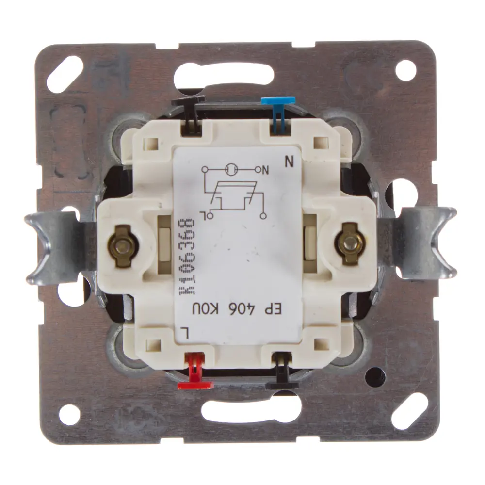 Переключатель Jung EcoProfi 1 клавиша с подсветкой цвет белый STLM-2204717 - Вид №2