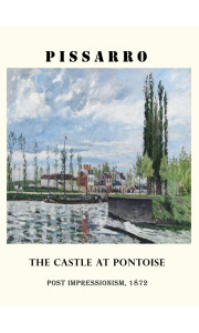 90608415 Постер Простопостер "Камиль писсаро - замок в понтуазе" 90x60 см в раме STLM-0305308 Santreyd
