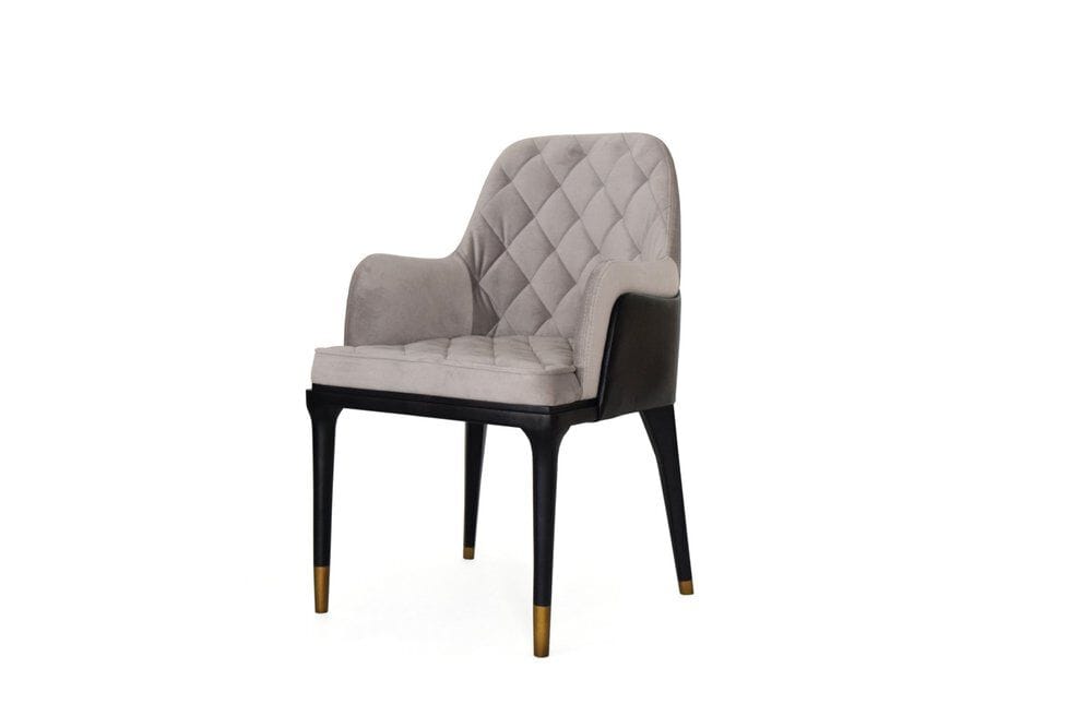 Кожаный мягкий стул с подлокотниками ABLE Isla ARCH-00015165