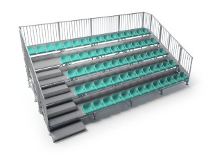 Модульная трибуна для спортивных мероприятий и мероприятий