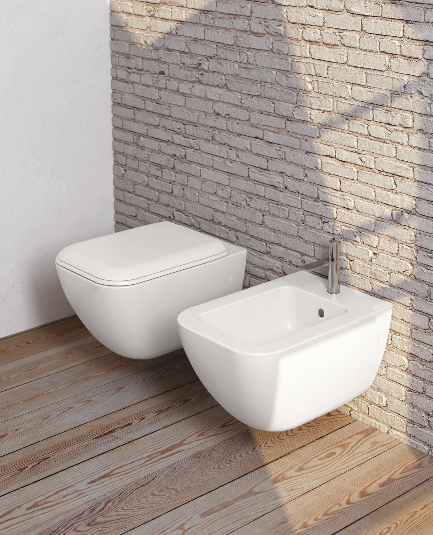 Керамический подвесной туалет Ceramica Cielo SHUI Comfort ARCH-00079405 - Вид №1
