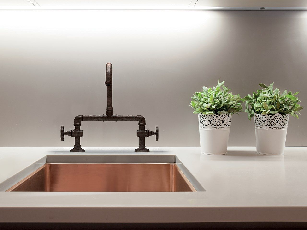 Раковина с 2 медными ваннами BLEU PROVENCE Sabri ARCH-00124104 - Вид №1