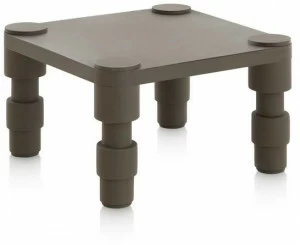 GAN Квадратный садовый стол из термо-лакированного алюминия Garden layers