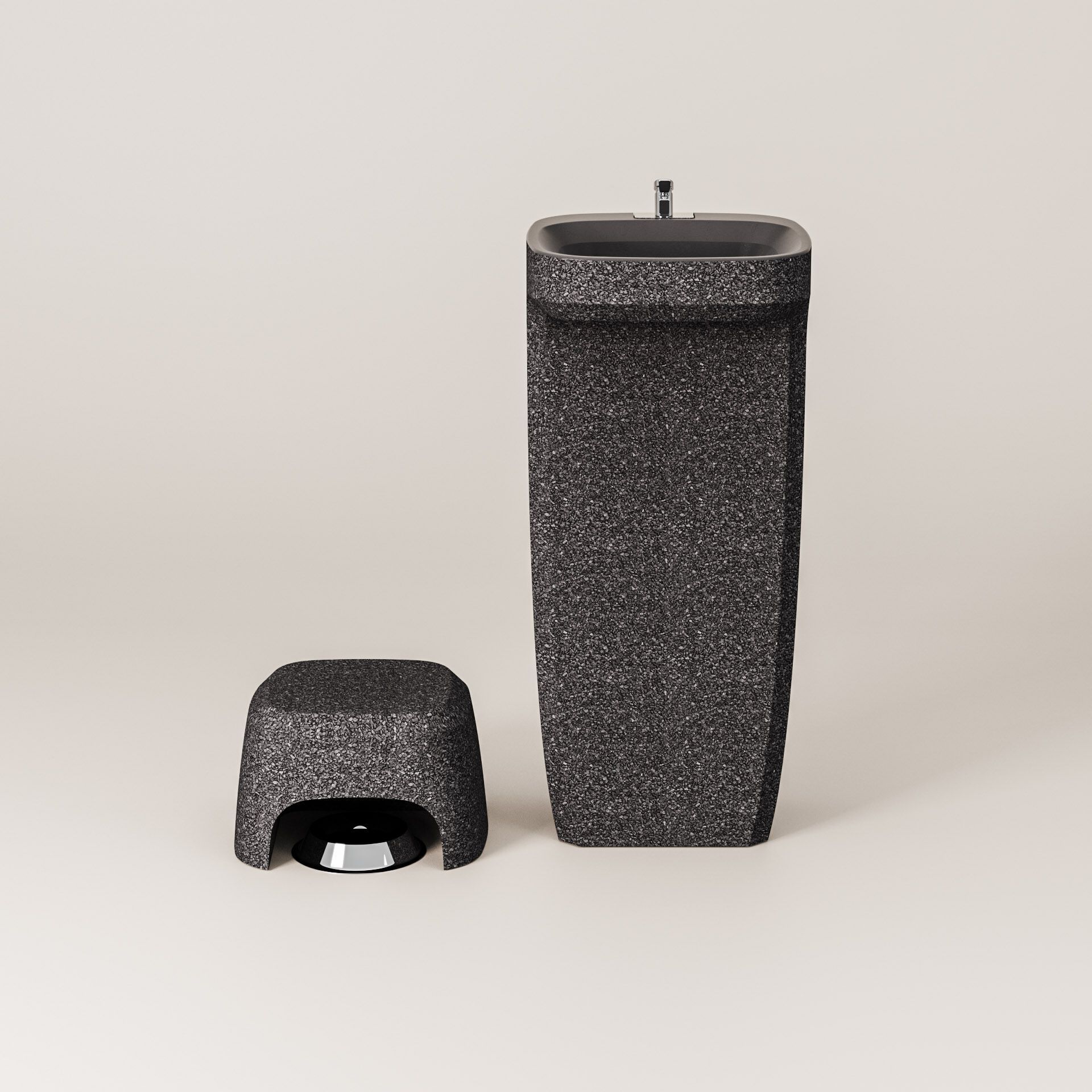 Бетонный пол фонтан Kremen ARCH-00068100 - Вид №25