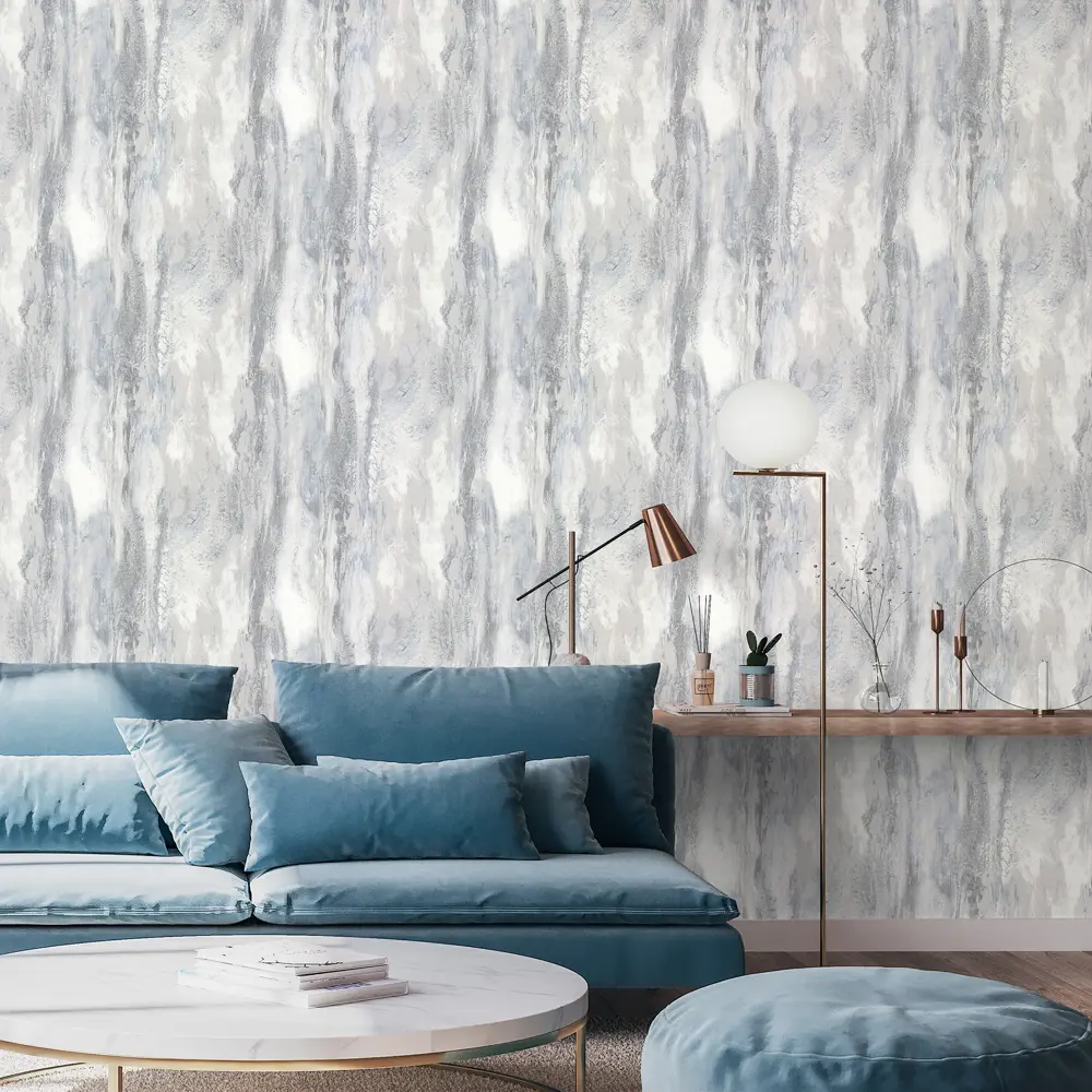 Аспект ру Ниагара - флизелиновые обои темно-серого оттенка для стильного интерьера 87271076 STLM-0824840 - Вид №2