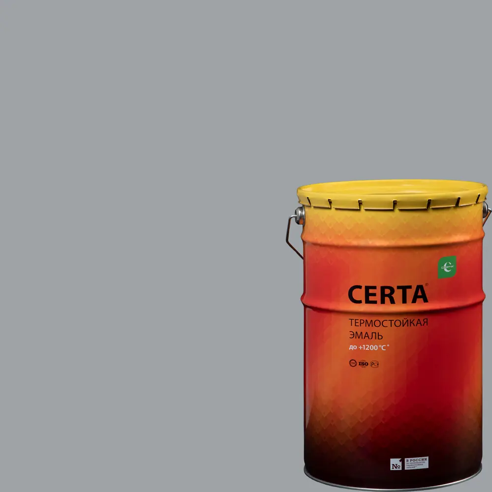 Эмаль термостойкая Certa цвет серый 25 кг STLM-2148522 - Вид №1