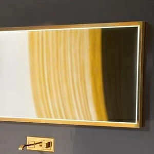 Зеркало с подсветкой LED Eden MI90 цвет золотой