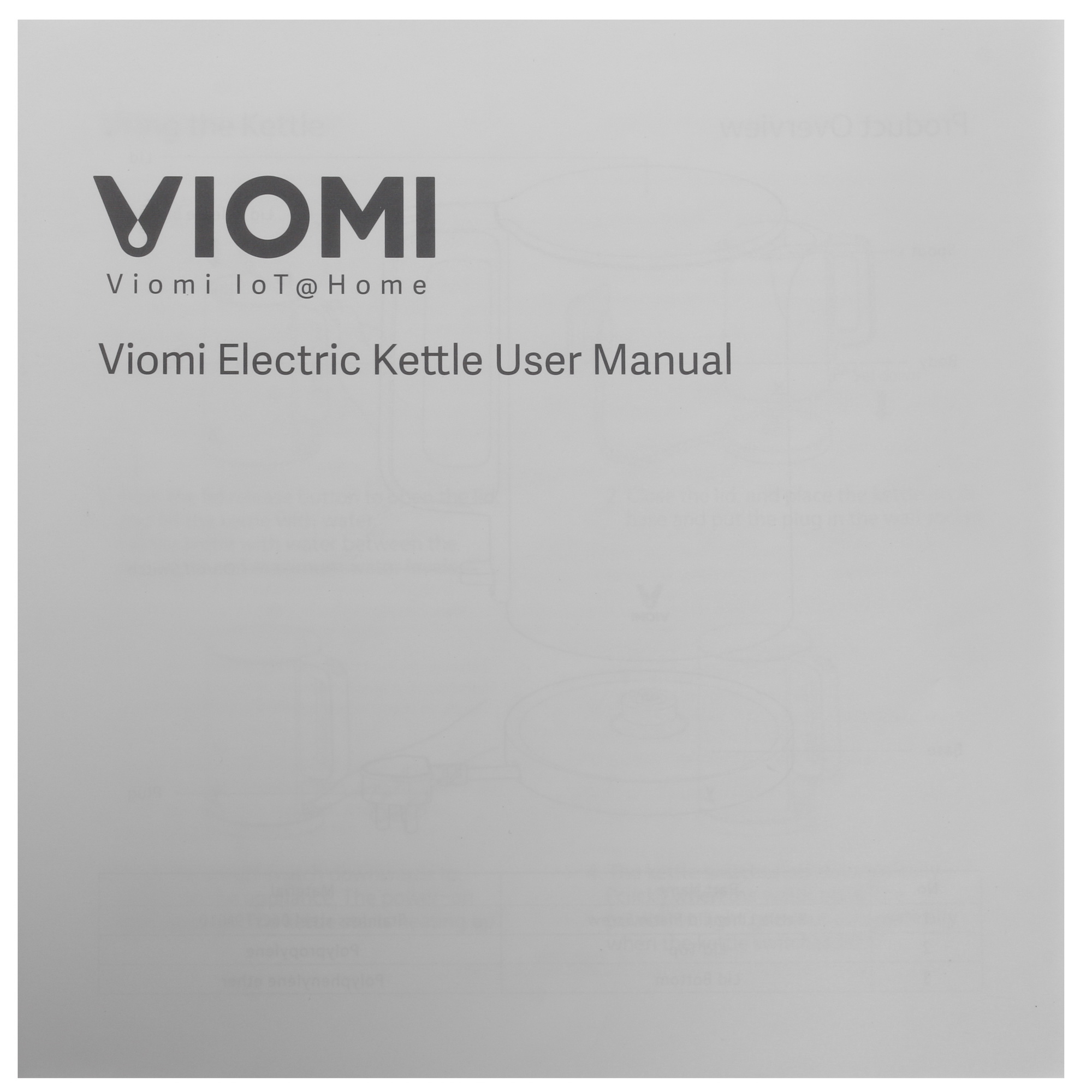 4730936 Электрочайник Viomi Mechanical Kettle V-MK151B серебристый STDN-0004156 - Вид №4
