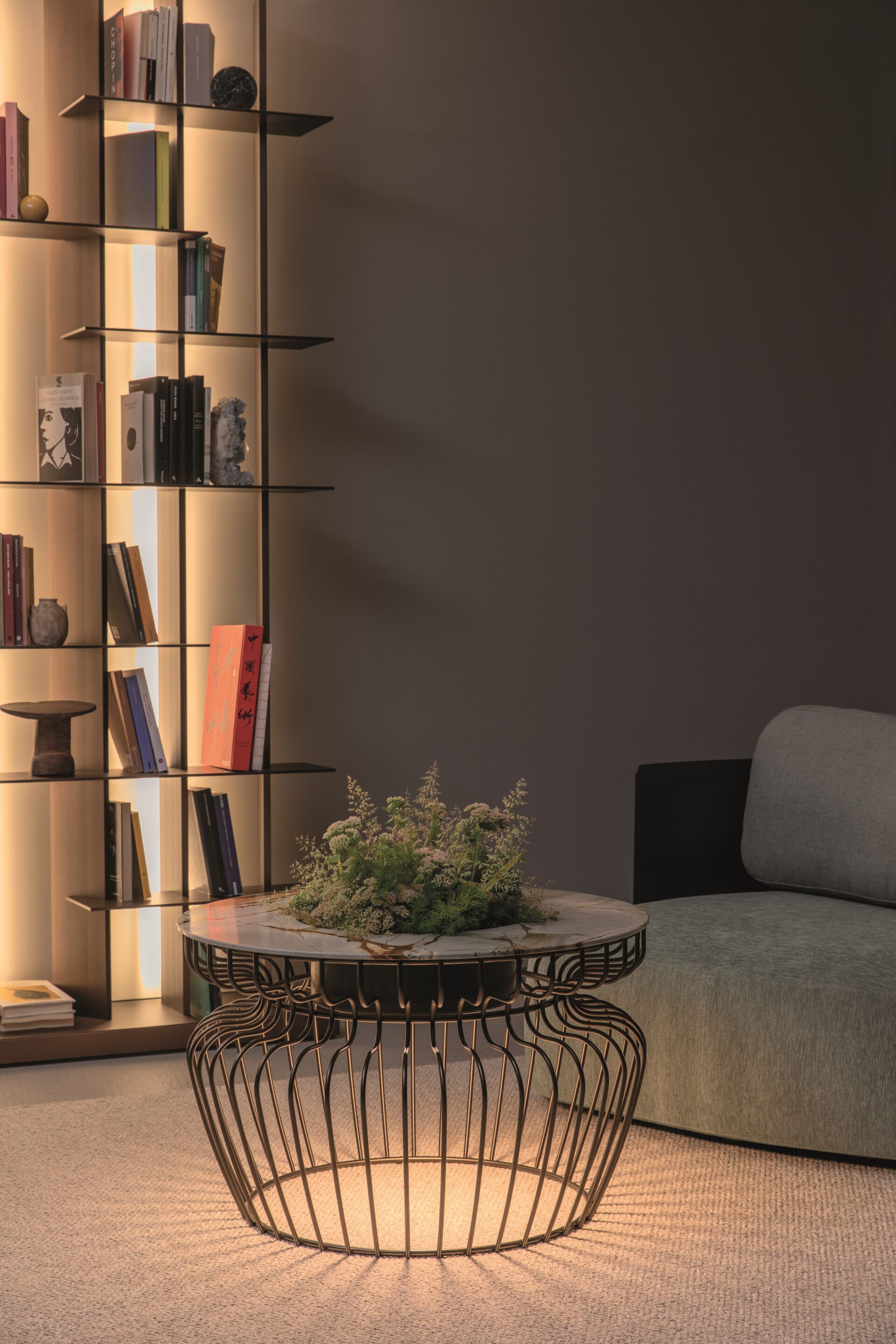 Круглый металлический журнальный столик Natevo Атолл ARCH-00045139 - Вид №4