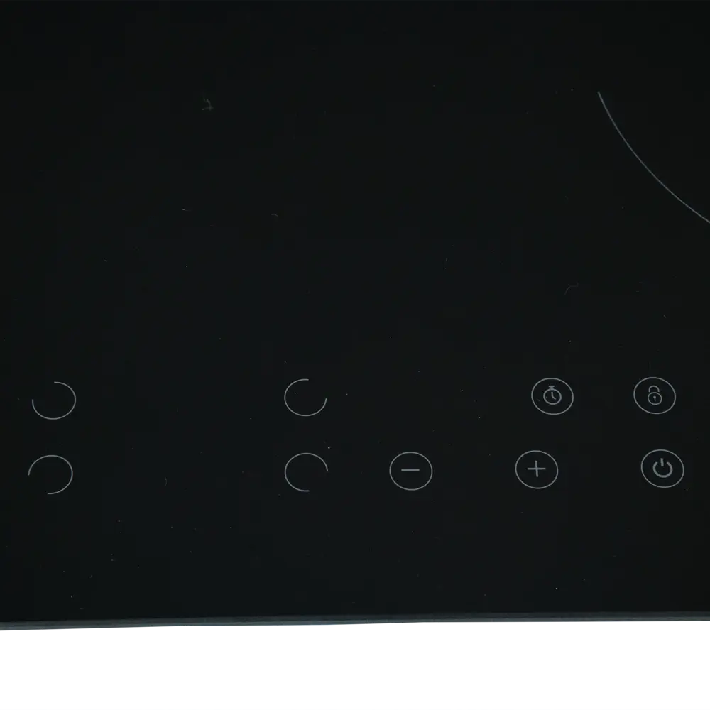 Электрическая варочная панель Kitll KHH 6001 BLACK 60 см 4 конфорки цвет чёрный STLM-2029455 - Вид №4