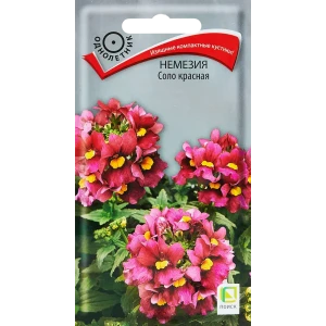 Семена цветов Поиск немезия Соло красная 89346635 STLM-2112217