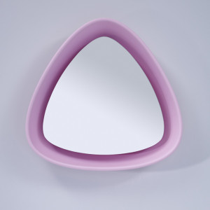 3053.144 Зеркало интерьерное Scoopy light pink Синтетическая рама Deknudt Sales DM