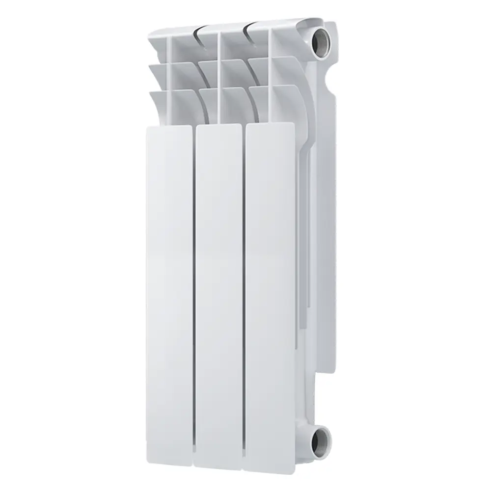 Радиатор секционный Oasis Bimetal 500/80 3 секции боковое подключение биметалл белый STLM-2150408 - Вид №1