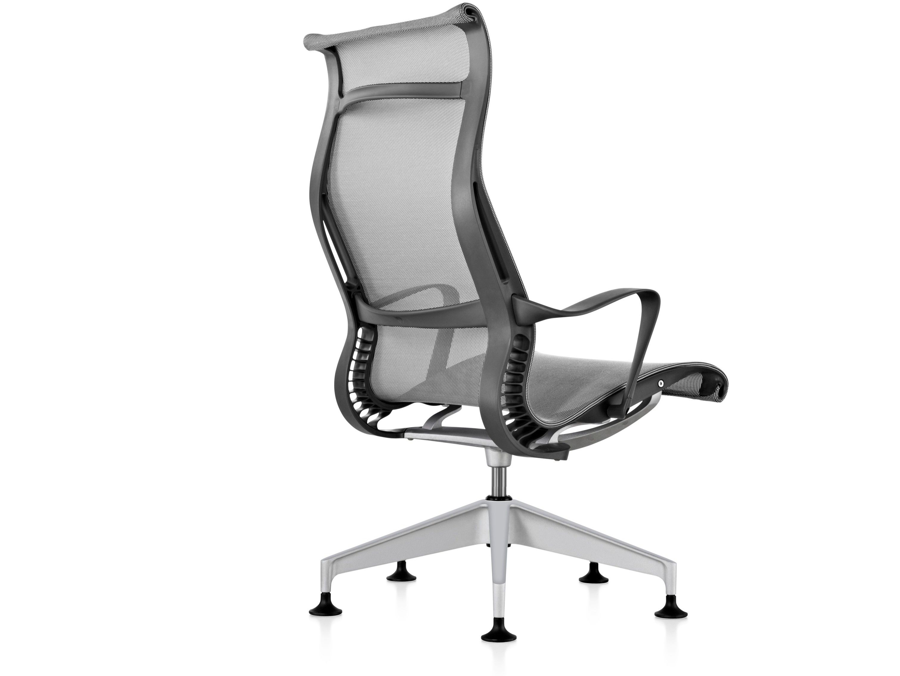 Сетчатое вращающееся офисное кресло с подлокотниками Herman Miller Setu ARCH-00041036 - Вид №3