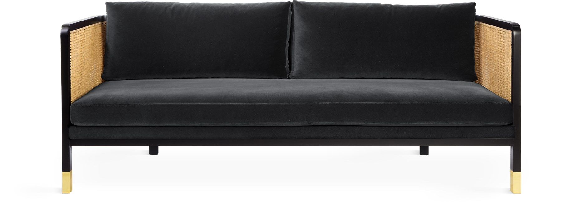 3-местный винтажный стиль бархатный диван RED EDITION плетеная ARCH-00061601 - Вид №5