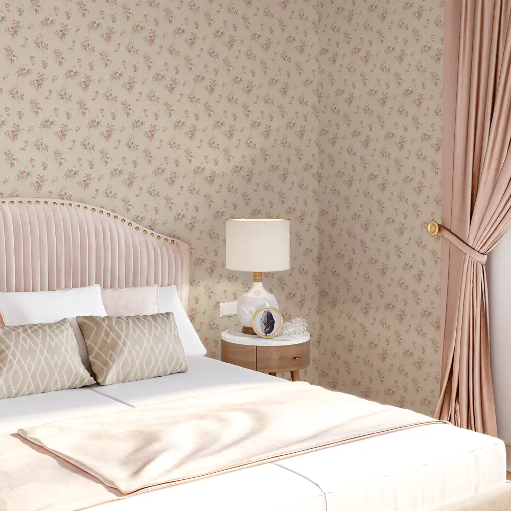 Обои Palitra Home Provence - бежевые флизелиновые с текстурой 83537046 Provance STLM-0837650 - Вид №3