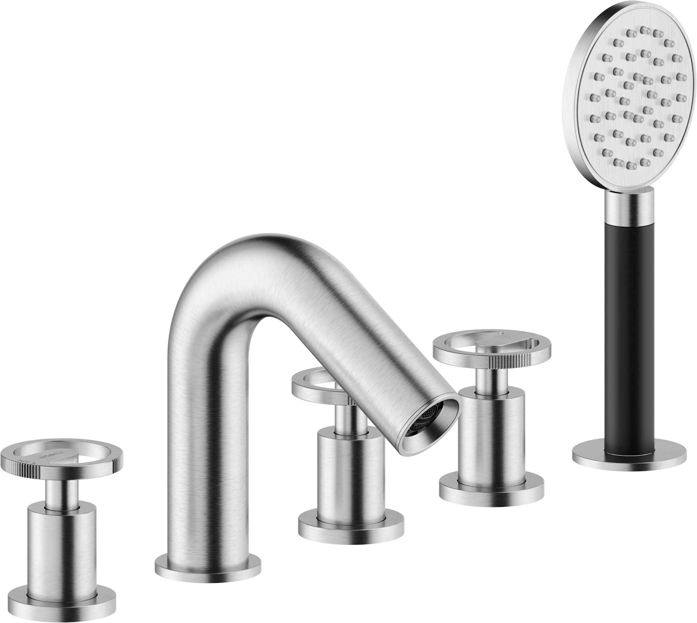 Смеситель для ванны с 5 отверстиями и ручным душем Nobili Солнце ARCH-00004504 - Вид №2