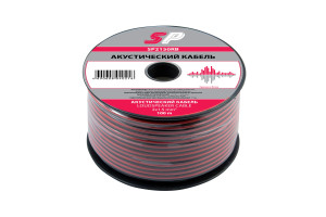 15789264 Акустический кабель 2x1.5 мм2, красно-черный, 100 м SP2150RB SPARKS