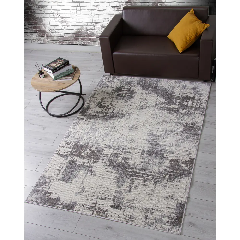 Ковер Merinos Nensi 80x150 см полипропилен L060 цвет серый STLM-2006387 - Вид №6