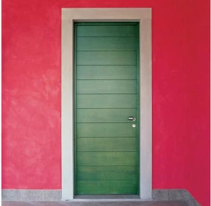 CARMINATI SERRAMENTI Входная дверь из фанеры для улицы Porte e portoni d'ingresso in legno