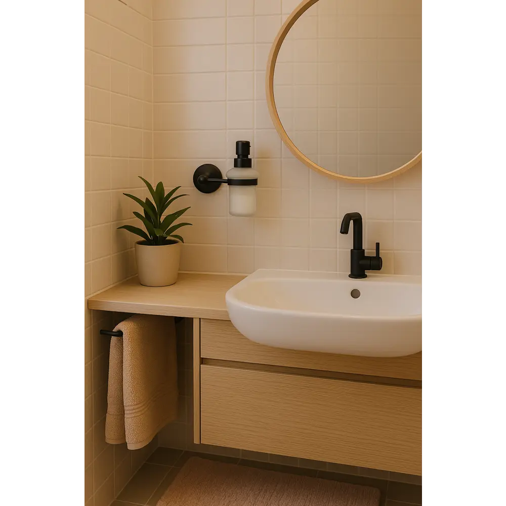 Диспенсер для жидкого мыла Eltoni подвесной цвет черный Santreyd STLM-2007437 - Вид №5