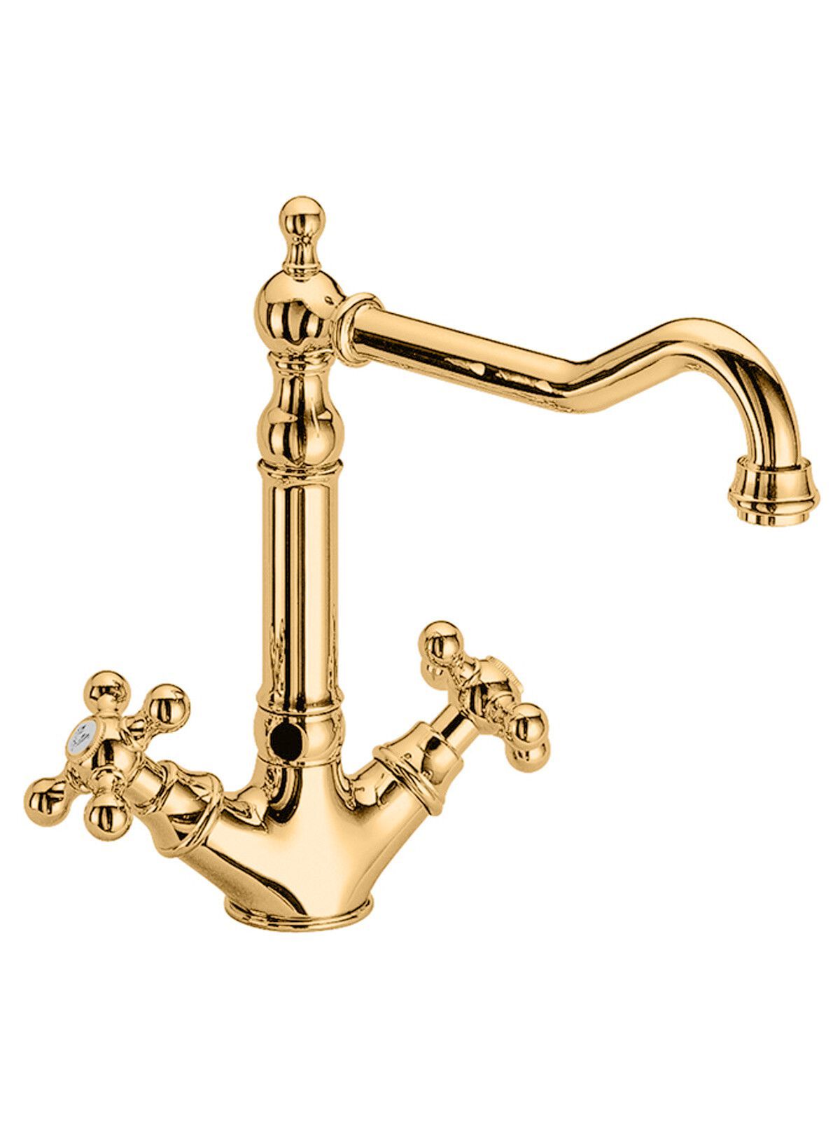 Столешница с одним отверстием кухонный кран с поворотным изливом Rubinetterie Frattini Dedra ARCH-00049791 - Вид №4