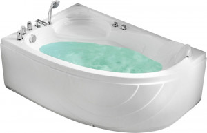Акриловая ванна Gemy G9009 B L с гидромассажем