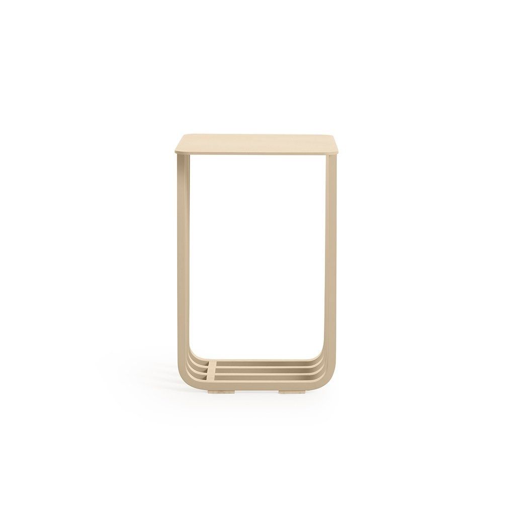 Высокий квадратный журнальный столик из алюминия с термокрытием Diabla гриль ARCH-00139223 - Вид №1