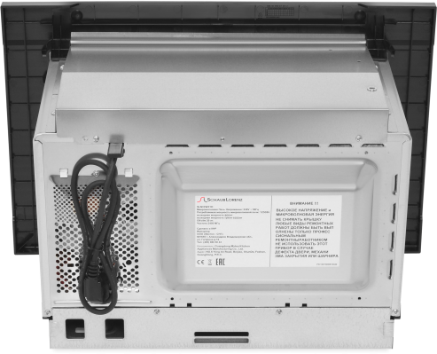 SLM EW21D 38.2х59.5х31.6 см, 800 вт, 20 л, гриль 1000вт, дисплей, таймер, 5 уровней мощности, электронное управление, белая Schaub Lorenz Santreyd  - Вид №8