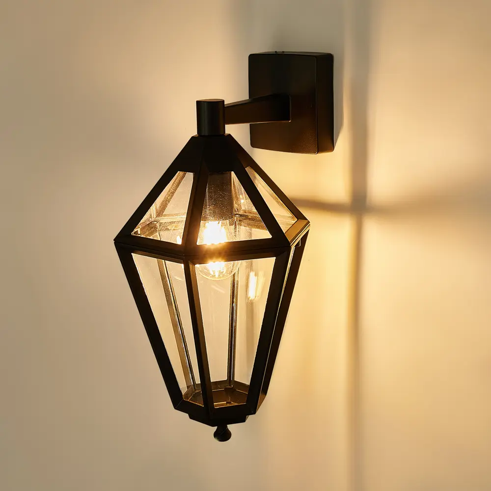 Светильник уличный настенный KREAFORTA Radley 60 Вт IP44 цвет черный STLM-2164619 - Вид №3