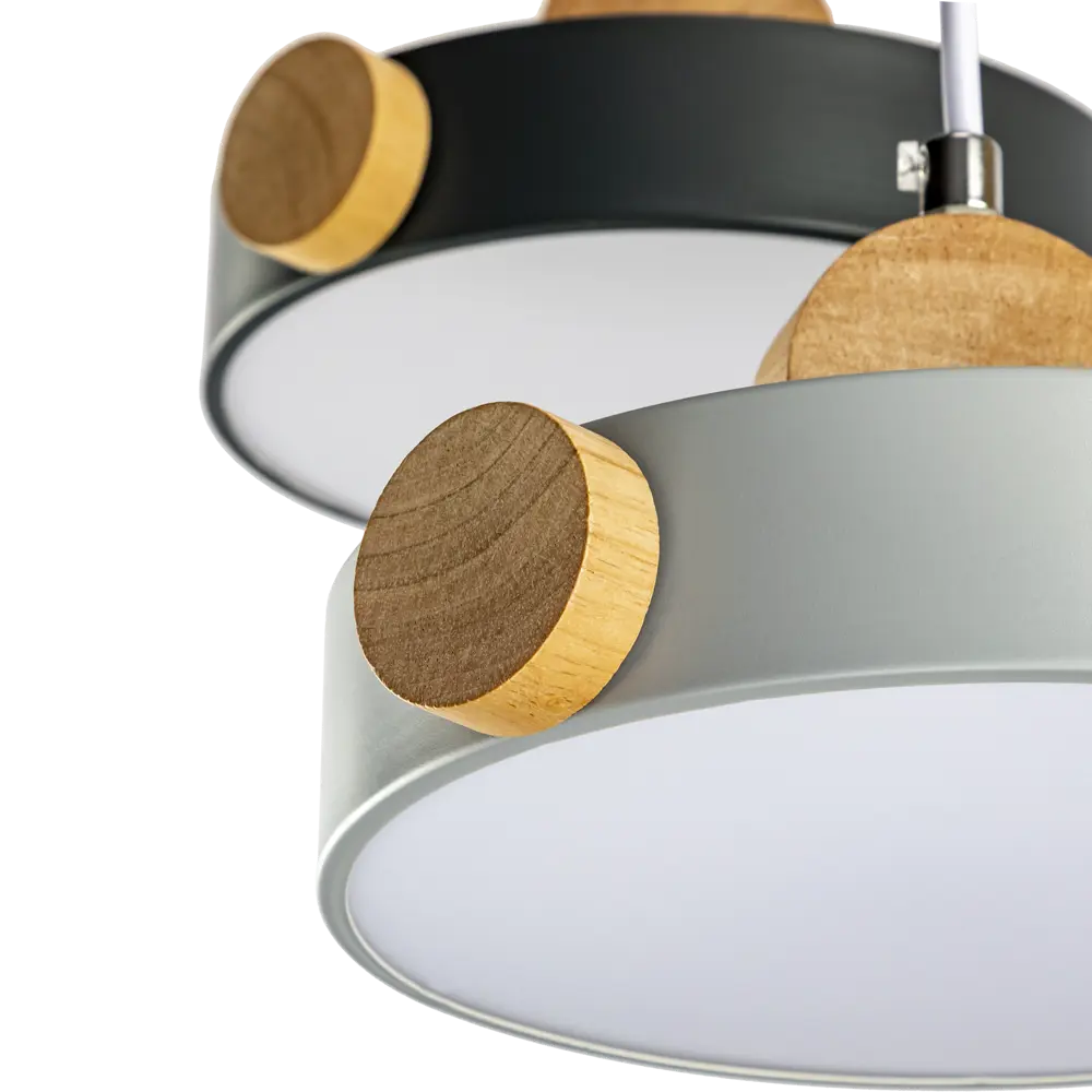 Люстра подвесная светодиодная Ritter Scandia 52078 8 42 Вт 15 м² регулируемый белый свет цвет белый/серый/антрацит/дерево STLM-2169760 - Вид №12