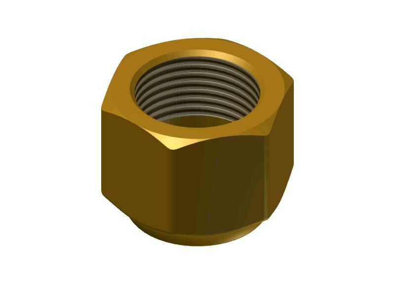 Danfoss Гайки и адаптеры для клапанов T2/TE2 и клапанов TE 5 - 55 Гайка 011L1203  - Вид №6