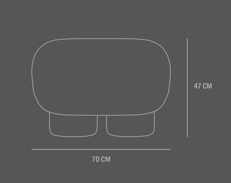 Скамейка из овчины 101 Copenhagen Big Foot ARCH-00105772 - Вид №8